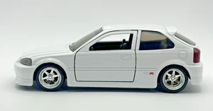 JADA JDM Tuners 1997 HONDA CIVIC TYPE R Japan Spec White 1:32 DIECAST 5" No Box - Picture 1 of 22