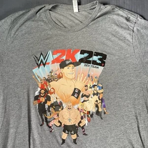 WWE Shirt Mens 3XL 2k Dev Team John Cena 2k23 Visual Concepts Crew Shirt - Picture 1 of 8