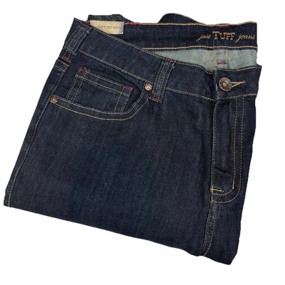 Новые женские темные вареные джинсы Cowgirl Tuff JTUFDW 34/37 XLONG - Изображение 1 из 4