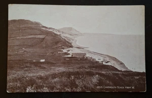 Charmouth Beach, Dorset Vintage Postcard 1927 Postmark - Picture 1 of 2