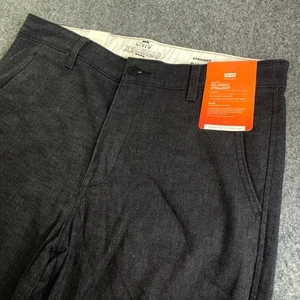 Levi's XX Chino Hose Herren 34x32 anthrazit grau schwarz warm Stretch gerade - Bild 1 von 16