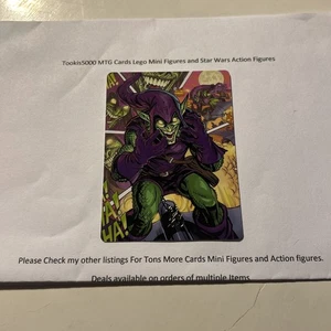 MTG Spider-Man Green Goblin Art Card 49/54 Gold-Stamped Signature Steve Ellis - Picture 1 of 3