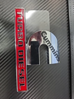 Эмблема CUMMINS TURBO DIESEL, подходит для A 2019-2022 RAM, 68358491AA - Изображение 1 из 4