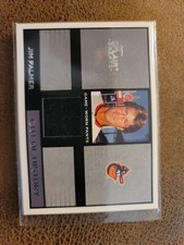 2003 Flair Greats Cut of History Jim Palmer White Game Used Jersey