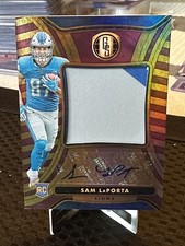 2023 Panini Gold Standard Sam Laporta Rose RPA Rookie Auto Detroit Lions /24