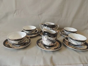 Vintage Dragon tea set 12 pieces hutami China hand painted Japan - Picture 1 of 20