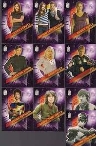 DOCTOR WHO TIMELESS TOPPS COMPANIONS ACROSS TIME COMPLETE CHASE CARD SET #1-10 - Picture 1 of 1