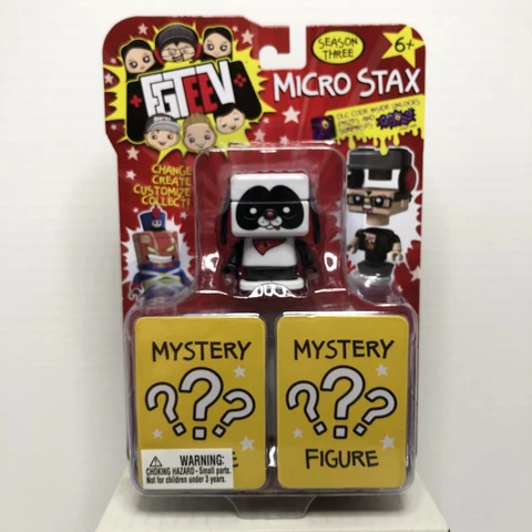FGTeeV Micro Stax 3 Pack, Oreo Ollie plus 2 MYSTERY FIGURES by Bonkers Toys NEW! Cover