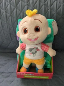 New Cocomelon Character Pillow & Throw Set 40in x 50in JJ - Picture 1 of 5