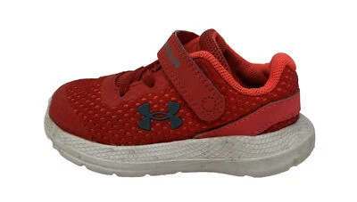 Under Armour Niños Pequeños Talla 6k Impulso Zapatos Atléticos Tenis Rojo Correa Fácil Foto 1 de 4