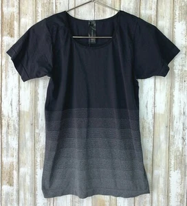 Top Capsule Active Tono Gris Color Ombre Manga Corta EE. UU. 8/10 Reino Unido Yoga Run NUEVO - Imagen 1 de 4