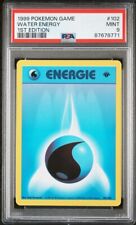 Water Energy 1st Edition PSA 9 (102/102) - Pokémon TCG 1999 Base Set WOTC