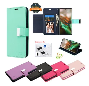 For Samsung Galaxy Note 20 /ULTRA Leather Card Wallet Flip Pouch Case Cover - Picture 1 of 37