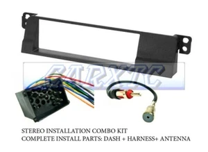 Kit de tablero estéreo de instalación de radio BWM 330i 2001-2007: arnés y hormiga. Adaptador B331 - Imagen 1 de 1