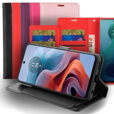 For Google Pixel 9A Phone Case Magnetic Metal Snap Wallet Flip Card Slots Cover - Image 1 of 4