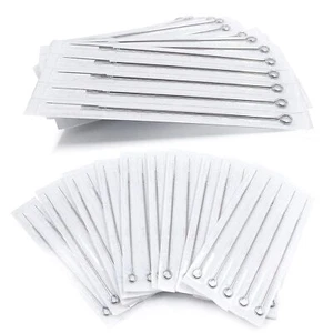 50,100 pcs Disposable Sterile Tattoo Needles Round Liner Shader Magnum Flat - Picture 1 of 6