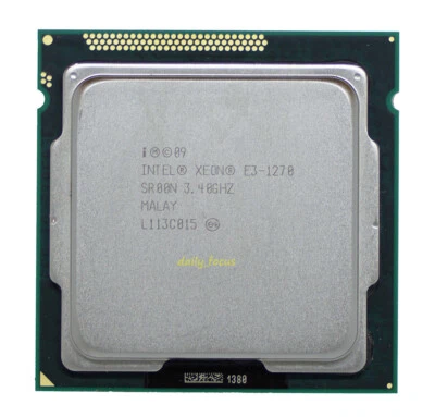 Intel Xeon E3-1270 E3-1270 V2 E3-1270 V3 E3-1271 V3 LGA1155 CPU Processor - Image 1 of 2
