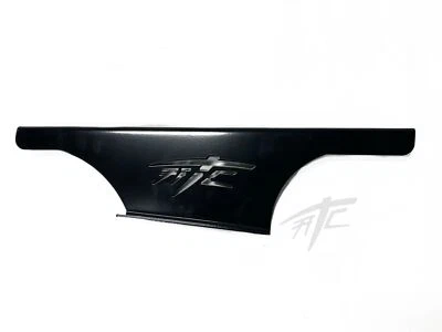 NINJA BLACK ATC CUT OUT 17" CHAIN GUARD FAT TIRE KITS 06-11 KAWASAKI NINJA ZX-14 Foto 1 de 2