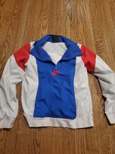 Nike Boys' Amplify 1/2 Zip Woven Jacket And Shorts Size Large Sportswear Retro - Picture 1 of 4