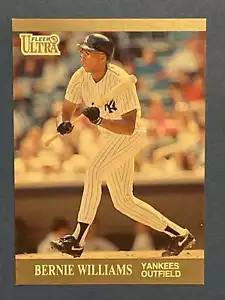 Bernie Williams 1991 Fleer Ultra Update Novato Base #U-44 (b) - Imagen 1 de 2