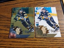 1994-95 Select Certified Gold Jaromir Jagr + Base #60 Pinnacle Penguins 94