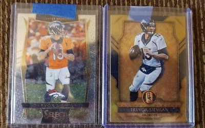 2016 Trevor Siemian Panini Select & Gold Standard 2nd yr cards! - Image 1 of 2