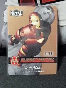 2024 Avengers Metal Universe Planet Metal COPPER ARMOR Iron Man /99 - Foto 1 di 2