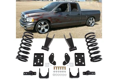 Ram 1500 2002-2005 2" Delantero 4" Trasero Kit de Baje 2x2 McGaughys Bobinas y Kit Abatible Foto 1 de 4