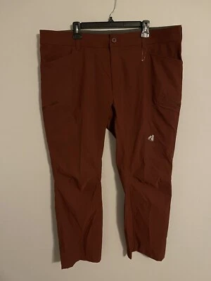 Eddie Bauer First Ascent Maroon Nylon Stretch Outdoors Pants - Men's 42x31 - Image 1 of 4
