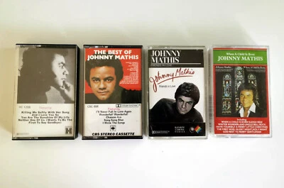 4x Johnny Mathis Assorted Album Cassette Tapes  - Image 1 of 4