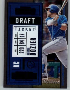 2020 Panini Contenders Draft Ticket Blue #97 Hunter Dozier \149 (ref 150187) - Picture 1 of 2