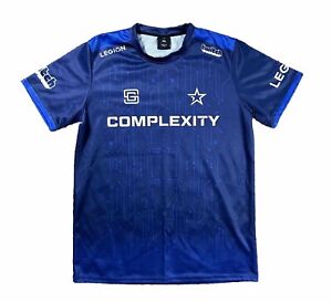 Esports Complexity Legion Twitch Game Square Pro Jersey Navy Blue USA Size XL