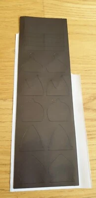 19 Magnetplättchen selbstklebend verschiedene Motive - Bild 1 von 3