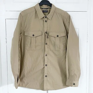 Craghoppers Overshirt Size Medium Mens Khaki Button Up Solar shield Pre Loved - Picture 1 of 10