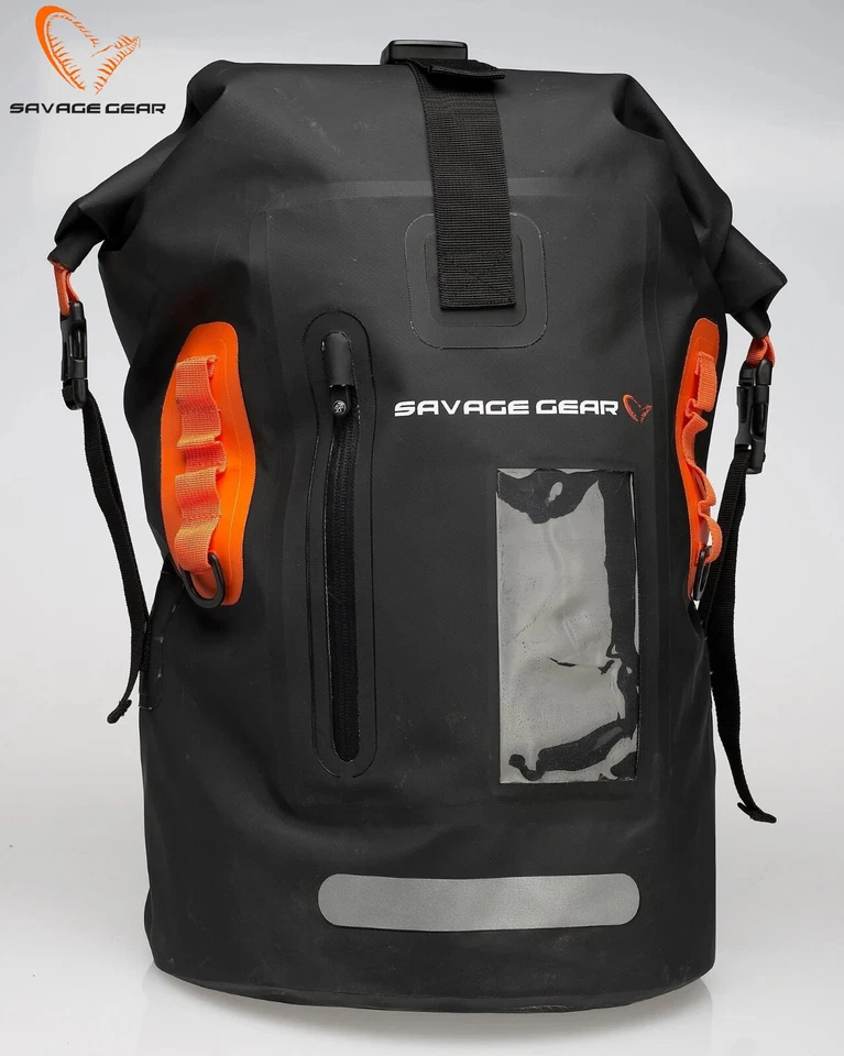Savage Gear WP Waterproof Rollup Rucksack SVS62412 Fishing Bank Bag 40L TARPULIN - Image 1 of 1