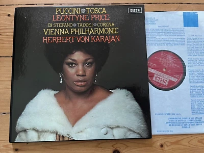5BB 123-4 Puccini Tosca Leontyne Price Di Stefano Karajan 2 LP box - Image 1 of 3