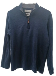 Mizzen+Main Sweater Herren Small Blau 1/4 Zip Pullover Stanton Business Freizeit  - Bild 1 von 7