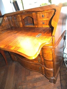 Sekretär Kommode Nuss um 1900 - Bild 1 von 10