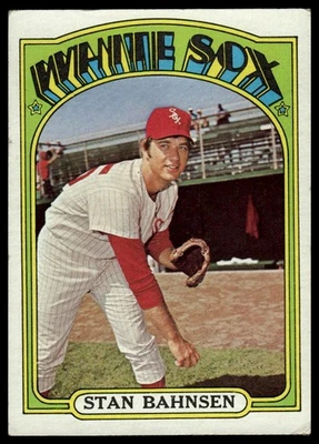 1972 Topps #662 Stan Bahnsen High Numbers - Image 1 of 2