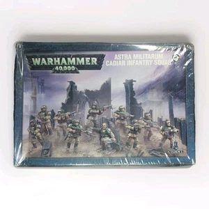 Warhammer 40000 Astra Militarum: Cadian Infantry Squad OOP BNIB Sealed - Picture 1 of 3