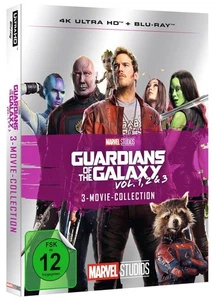 Guardians of the Galaxy 1+2+3 Trilogy (4K Ultra HD + Blu-Ray Box) NEU - lesen - Bild 1 von 3