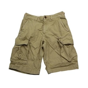 Vans Shorts Boys 25 Beige Low Rise Button Zip Adjustable Waist Cargo Pocket - Picture 1 of 15