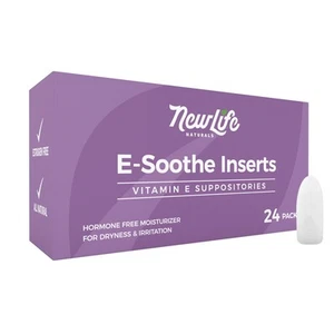 Vitamin E Suppositories 38IU - Vaginal Dryness Irritation Menopause Atrophy R... - Picture 1 of 7