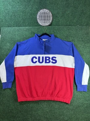 Sudadera Chicago Cubs Fanatics para mujer talla grande bloques de colores cremallera cuarto talla 3X Foto 1 de 4