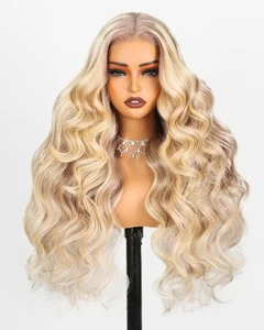 10/613 Lace Front Wigs Human Hair 5x6 Ready to Go Glueless Wigs Human Hair 21... - Bild 1 von 7