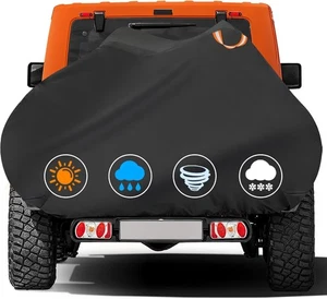 Bike Cover for Transport 2 Bikes - Bike Covers for Outside Storage on Rear Bike - Picture 1 of 7