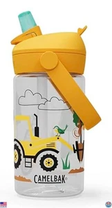 CamelBak Thrive 14oz Kinder Trinkflasche mit Flip Strohhalm & Beißventil - Tritan - Bild 1 von 7