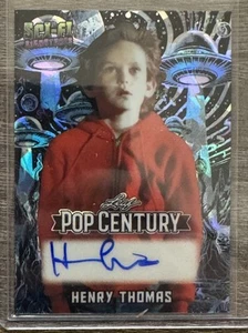 Henry Thomas 2025 Leaf Metal Pop Century Sci Fi Signatures Auto 1/1 ET - Picture 1 of 2