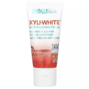 NOW Foods, XyliWhite, Kid's Toothpaste Gel, Strawberry Splash, 85 g - Bild 1 von 2