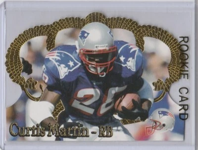 CURTIS MARTIN 1995 Crown Royale DIE-CUT ROOKIE CARD New England Patriots RC - Image 1 of 2